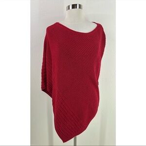 J Jill Casual Crochet Poncho